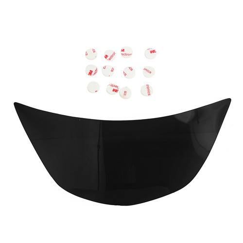 Front Headlight Lens Protection Cover Black Fit For Kawasaki Zx-6R