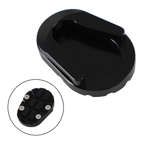 Kickstand Enlarge Plate Pad fit for Vespa Sprint 150 Primavera 150 2013-2020 BLK