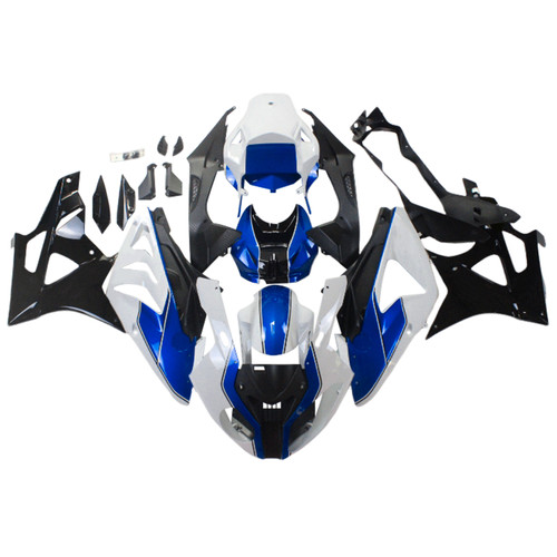 2009-2014 BMW S1000RR Amotopart Injection Fairing Kit Bodywork Plastic ABS White Black