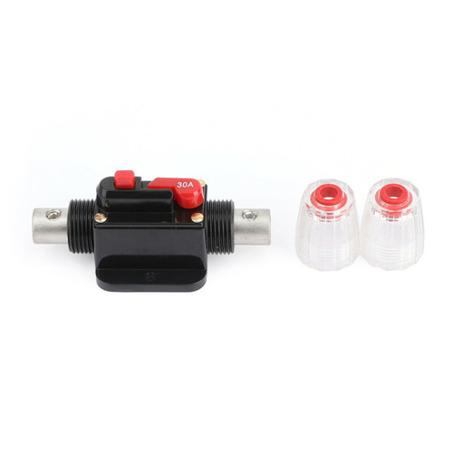 30 Replace Circuit Stereo Breaker Inline Reset AMP Fuse For Car Audio Marine
