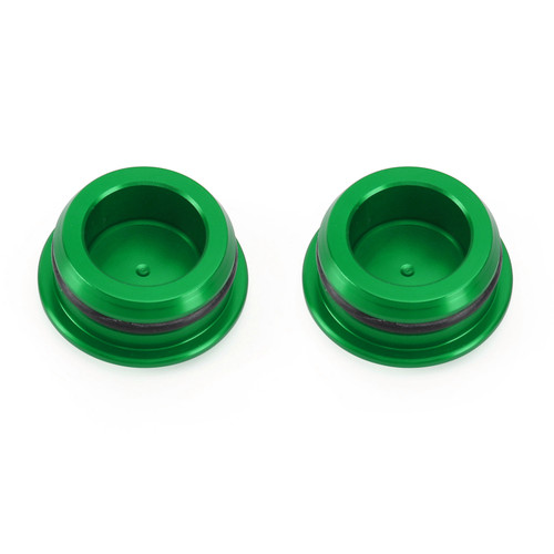 Aluminum Green Frame Hole Caps Plugs Cover Fit for Kawasaki Ninja 250 400 18-22
