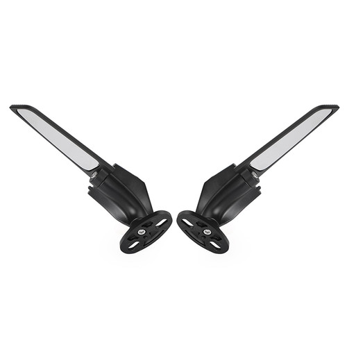 Wing Fin Spoiler Side Rearview Mirrors For Honda CBR125R CBR250R CBR300R CBR650R