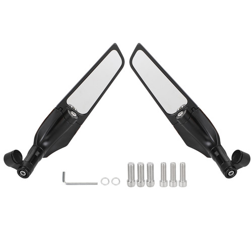 Swivel Wing Fin Rearview Mirrors For Yamaha MT-07 MT-09 Tracer 7 700 9 900 GT