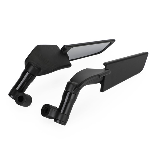 Wing Fin Spoiler Side Rearview Mirrors For Yamaha XT660 R/X Tenere 660 700 1200