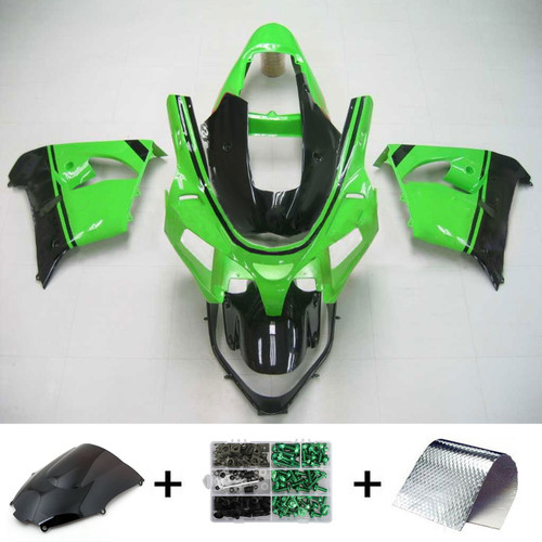 Injection Fairing Kit Bodywork Plastic ABS fit For Kawasaki ZX9R 2002-2003