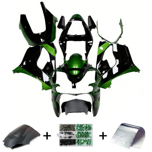 Injection Fairing Kit Bodywork Plastic ABS fit For Kawasaki ZX9R 2002-2003