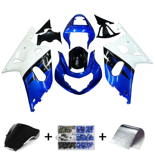 Injection Fairing Kit Bodywork Plastic ABS fit For Suzuki GSXR750 2001-2003