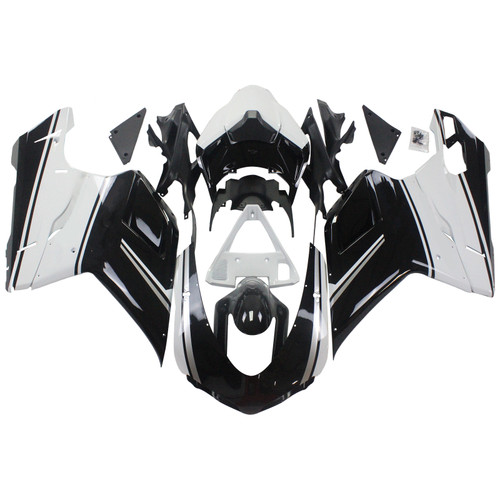 2007-2011 Ducati 1098 1198 848 ABS Fairing Kit Bodywork #102 Amotopart Fairing