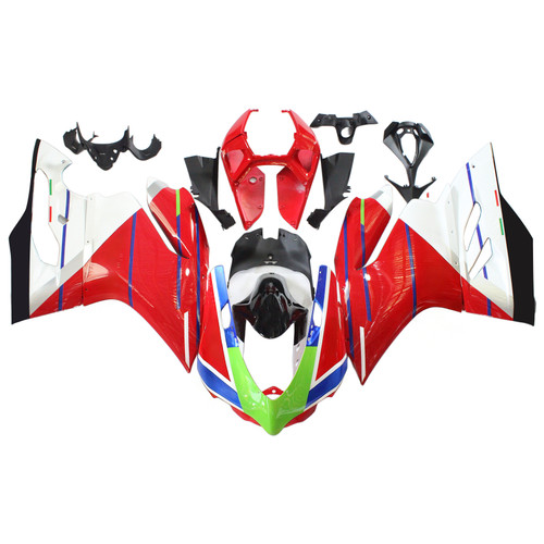 2012-2015 Ducati 1199 899 Injection Fairing Kit Bodywork Plastic ABS #103 Amotopart Fairing