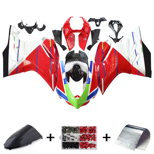 2012-2015 Ducati 1199 899 Injection Fairing Kit Bodywork Plastic ABS #103 Amotopart Fairing