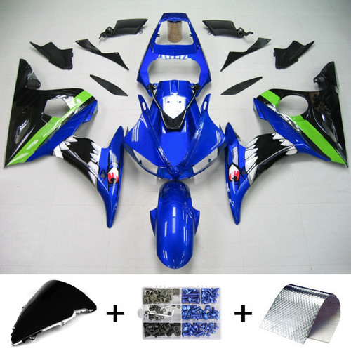 Injection Fairing Kit Bodywork Plastic ABS fit For Yamaha YZF 600 R6 2003-2004 R6S 2006-2009 #150