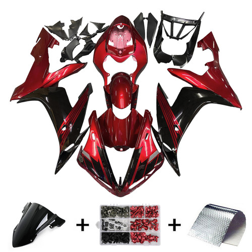 2004-2006 Yamaha YZF 1000 R1 Injection Fairing Kit Bodywork Plastic ABS #127 Amotopart Fairing