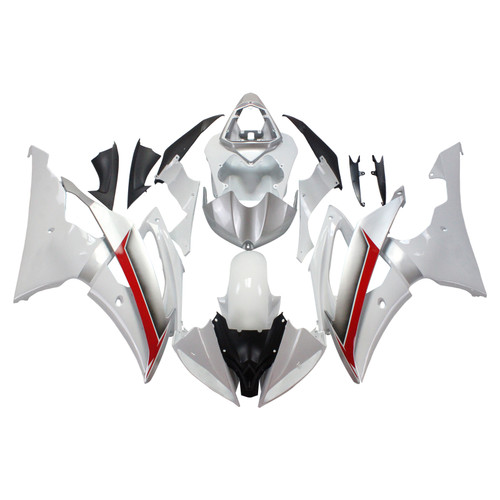 Injection Fairing Kit Bodywork Plastic ABS fit For Yamaha YZF 600 R6 2008-2016