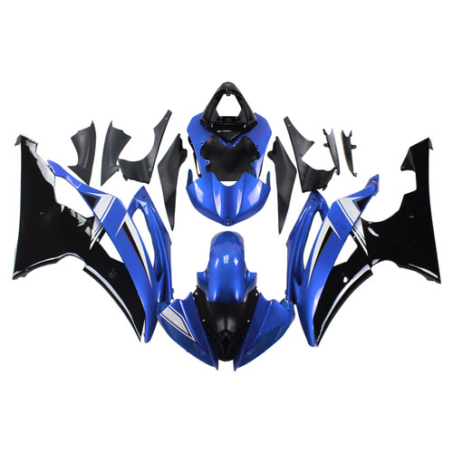 2008-2016 Yamaha YZF 600 R6 Amotopart Injection Fairing Kit Bodywork Plastic ABS #113