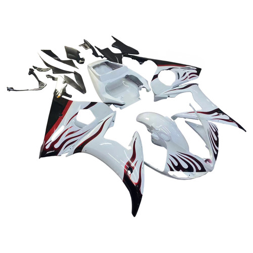 Injection Fairing Kit Bodywork Plastic ABS fit For Yamaha YZF 600 R6 2005