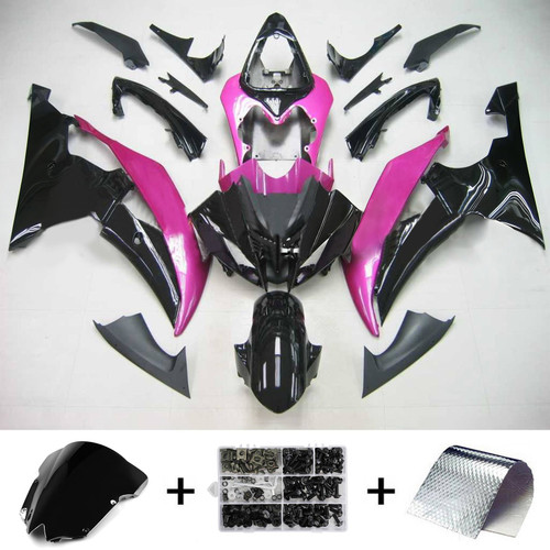 Injection Fairing Kit Bodywork Plastic ABS fit For Yamaha YZF 600 R6 2008-2016