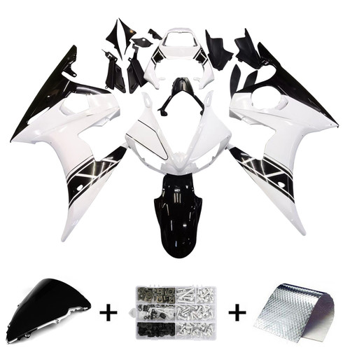 2005 Yamaha YZF 600 R6 Injection Fairing Kit Bodywork Plastic ABS