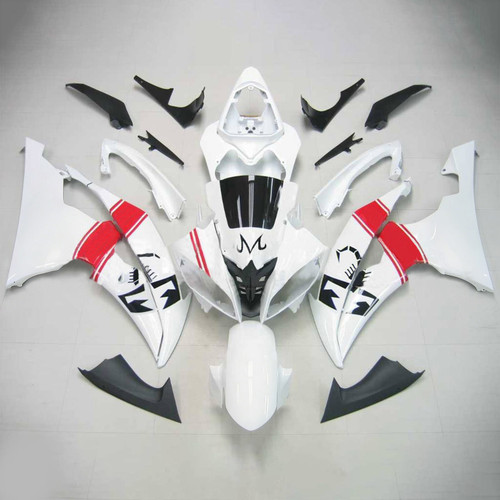 Injection Fairing Kit Bodywork Plastic ABS fit For Yamaha YZF 600 R6 2008-2016