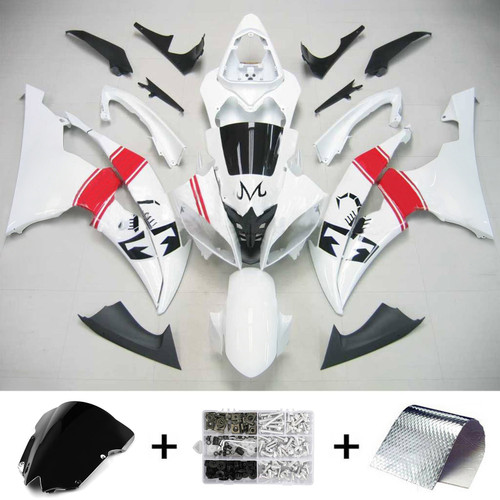 Injection Fairing Kit Bodywork Plastic ABS fit For Yamaha YZF 600 R6 2008-2016