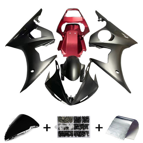 Injection Fairing Kit Bodywork Plastic ABS fit For Yamaha YZF 600 R6 2005