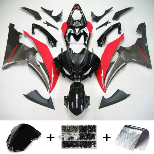 Injection Fairing Kit Bodywork Plastic ABS fit For Yamaha YZF 600 R6 2008-2016