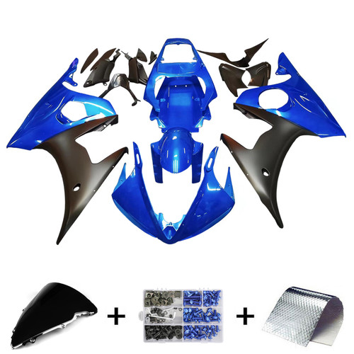 Injection Fairing Kit Bodywork Plastic ABS fit For Yamaha YZF 600 R6 2005