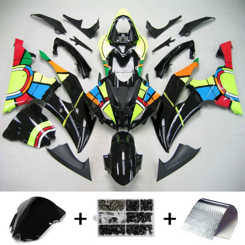 Injection Fairing Kit Bodywork Plastic ABS fit For Yamaha YZF 600 R6 2008-2016