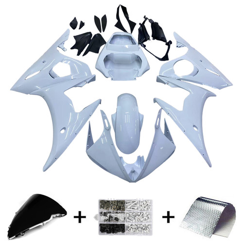 Injection Fairing Kit Bodywork Plastic ABS fit For Yamaha YZF 600 R6 2005