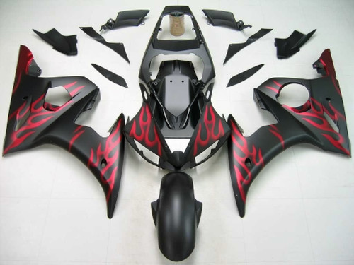 Injection Fairing Kit Bodywork Plastic ABS fit For Yamaha YZF 600 R6 2005