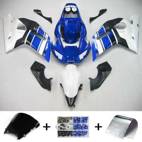 Injection Fairing Kit Bodywork Plastic ABS fit For Yamaha YZF 600 R6 1998-2002