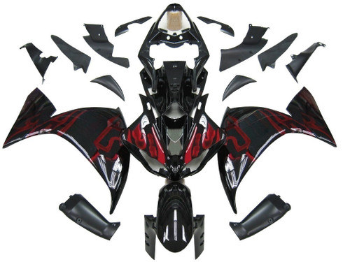 Injection Fairing Kit Bodywork Plastic ABS fit For Yamaha YZF 1000 R1 2009-2011