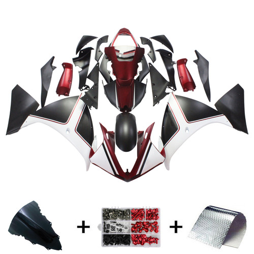 2009-2011 Yamaha YZF 1000 R1 Amotopart Injection Fairing Kit Bodywork Plastic ABS #144