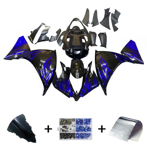 Injection Fairing Kit Bodywork Plastic ABS fit For Yamaha YZF 1000 R1 2012-2014