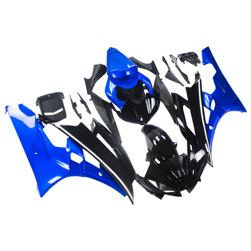 2006-2007 Yamaha YZF 600 R6 Amotopart Injection Fairing Kit Bodywork Plastic ABS #135