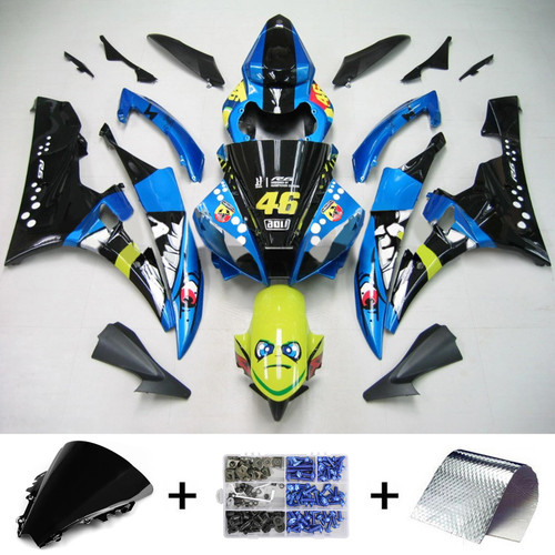 Injection Fairing Kit Bodywork Plastic ABS fit For Yamaha YZF 600 R6 2006-2007 #138