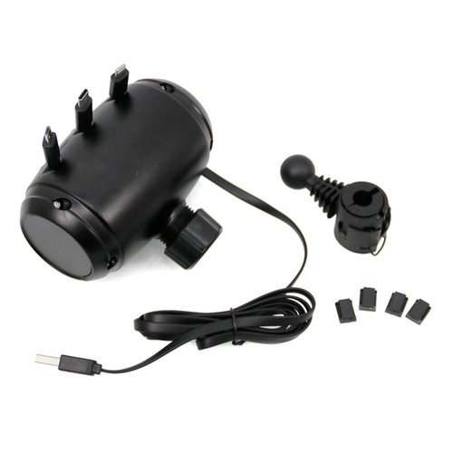3-in-1 Retractable Car Backseat Charging Station Box for iPhone/Samsung/Android
