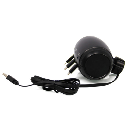 3-in-1 Retractable Car Backseat Charging Station Box for iPhone/Samsung/Android