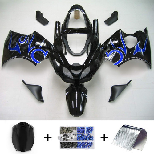 Injection Fairing Kit Bodywork Plastic ABS fit For Kawasaki ZX6R 636 2000-2002 #104