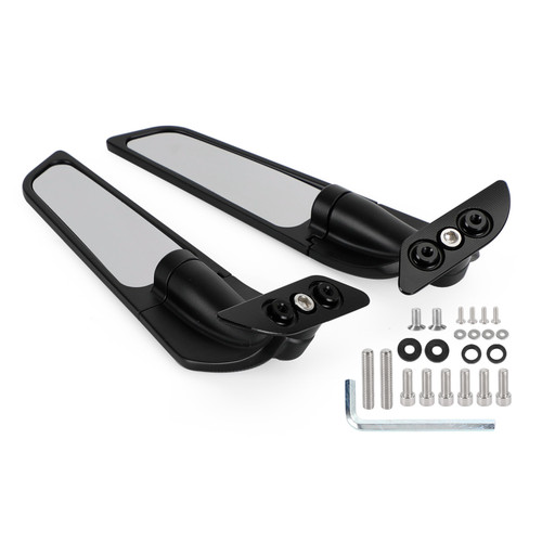 Wing Fin Spoiler Side Rearview Mirrors For Ducati 959 1299 Panigale 2015-2021