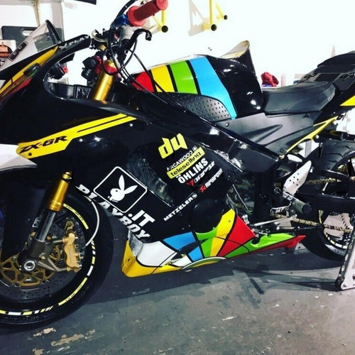 Injection Fairing Kit Bodywork Plastic ABS fit For Kawasaki ZX6R 636 2005-2006 #112