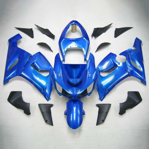 Injection Fairing Kit Bodywork Plastic ABS fit For Kawasaki ZX6R 636 2005-2006
