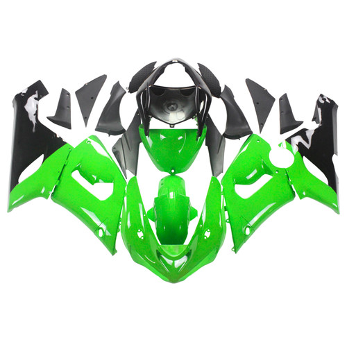 2005-2006 Kawasaki ZX6R 636 Amotopart Injection Fairing Kit Bodywork Plastic ABS #121
