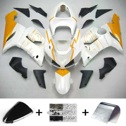 Injection Fairing Kit Bodywork Plastic ABS fit For Kawasaki ZX6R 636 2005-2006