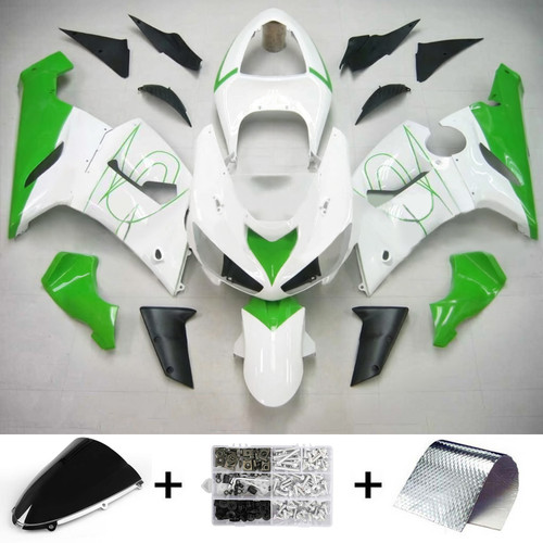 Injection Fairing Kit Bodywork Plastic ABS fit For Kawasaki ZX6R 636 2005-2006