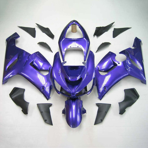 Injection Fairing Kit Bodywork Plastic ABS fit For Kawasaki ZX6R 636 2005-2006
