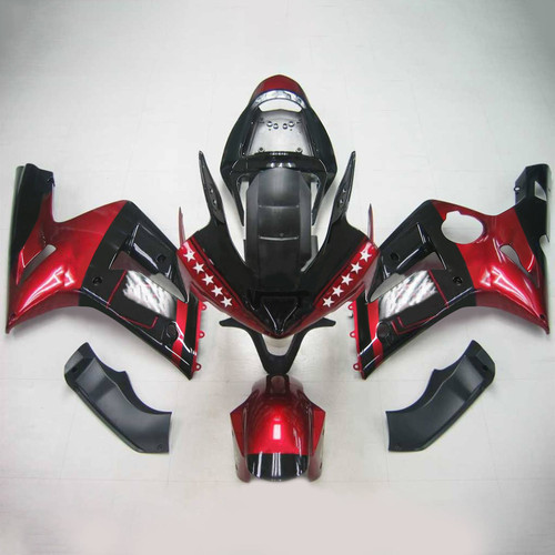 Injection Fairing Kit Bodywork Plastic ABS fit For Kawasaki ZX6R 636 2003-2004