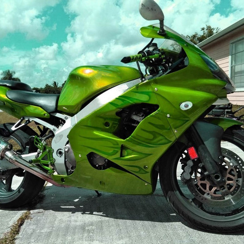 Injection Fairing Kit Bodywork Plastic ABS fit For Kawasaki ZX9R 2000-2001