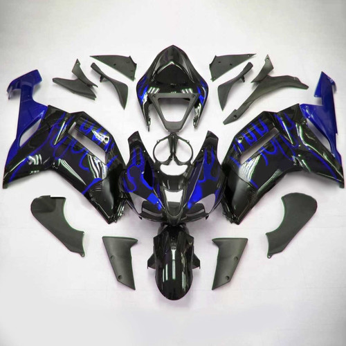 Injection Fairing Kit Bodywork Plastic ABS fit For Kawasaki ZX6R 636 2007-2008