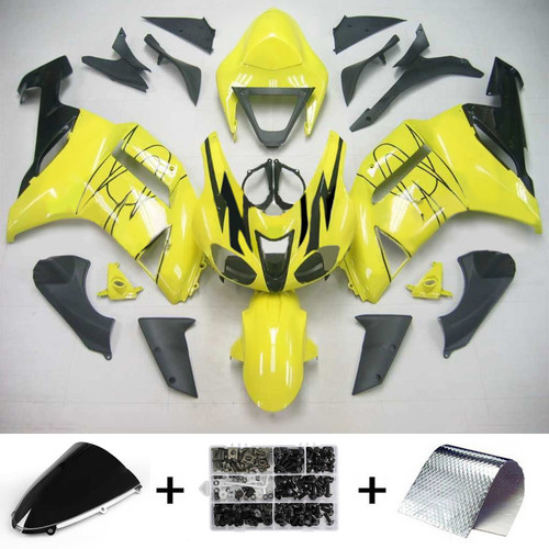 Injection Fairing Kit Bodywork Plastic ABS fit For Kawasaki ZX6R 636 2007-2008