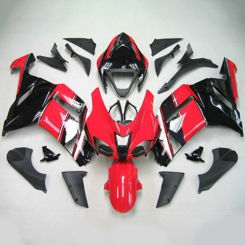 Injection Fairing Kit Bodywork Plastic ABS fit For Kawasaki ZX6R 636 2007-2008